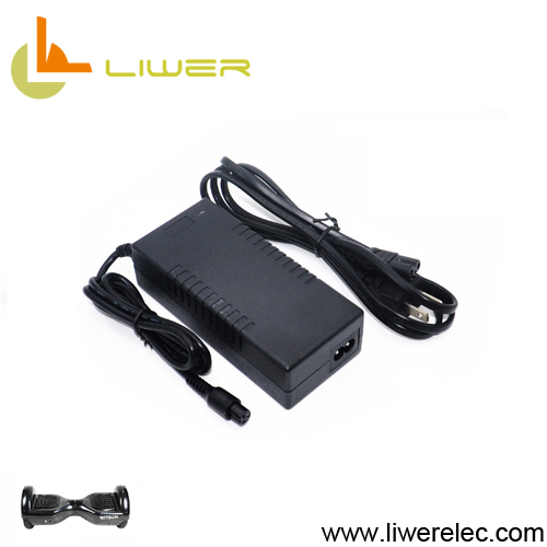 48V 2A li-ion charger scooter ac adapter hoverboard charger